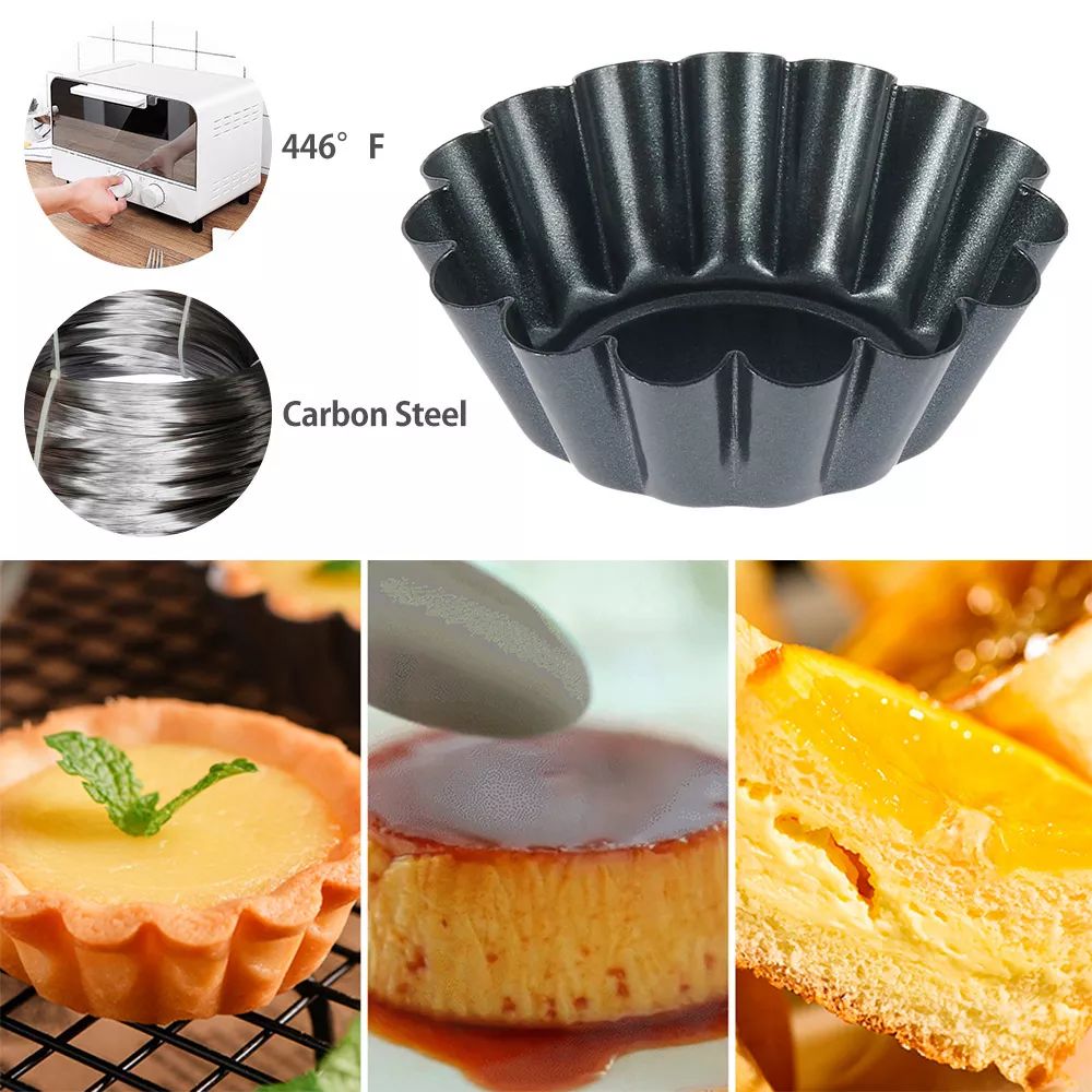 4PCS Mini Round Nonstick Tart  - Egg Waffle Pan incelemesi ve fiyatı