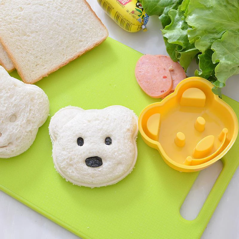 2pcs Sandwich Mould Bear Cat R - Bunny Cake Mold incelemesi ve fiyatı