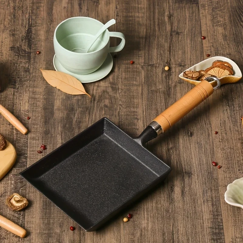 1Pc Japanese Cast Iron Pan Fry - Egg Waffle Pan incelemesi ve fiyatı