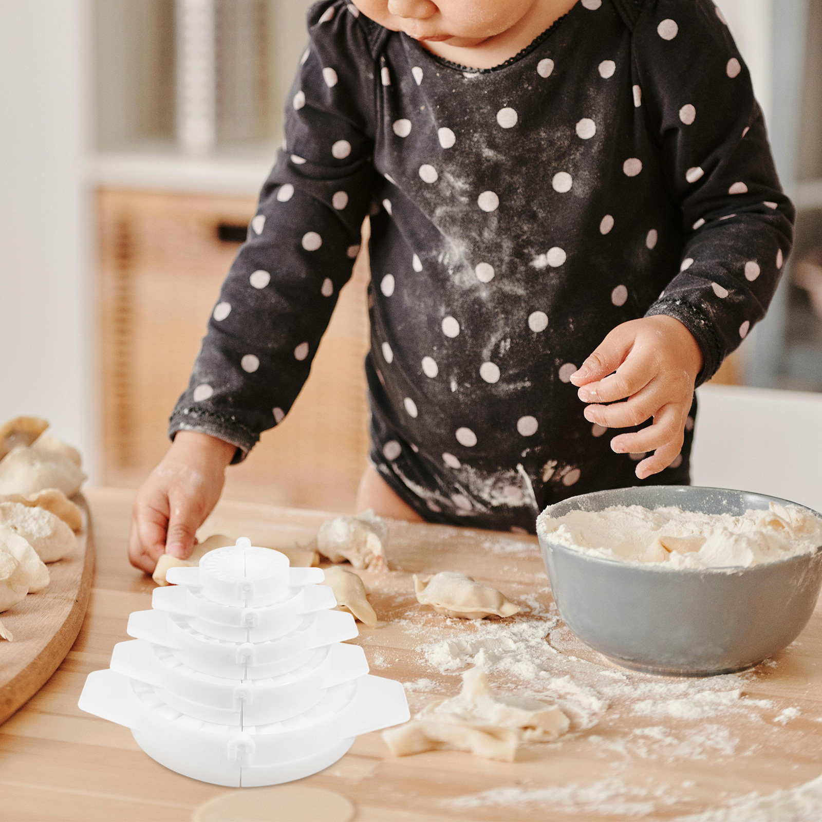 5Pcs Chinese Dumpling Maker Se - Dumpling Press Set incelemesi ve fiyatı