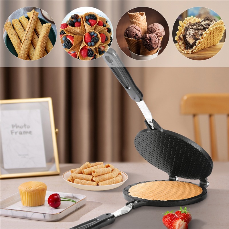 22cm Non-Stick Egg Roll Waffle - Egg Waffle Pan incelemesi ve fiyatı