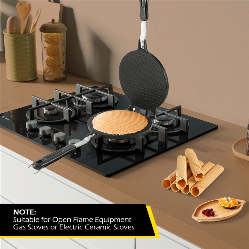22cm Non-Stick Egg Roll Waffle - Egg Waffle Pan incelemesi ve fiyatı
