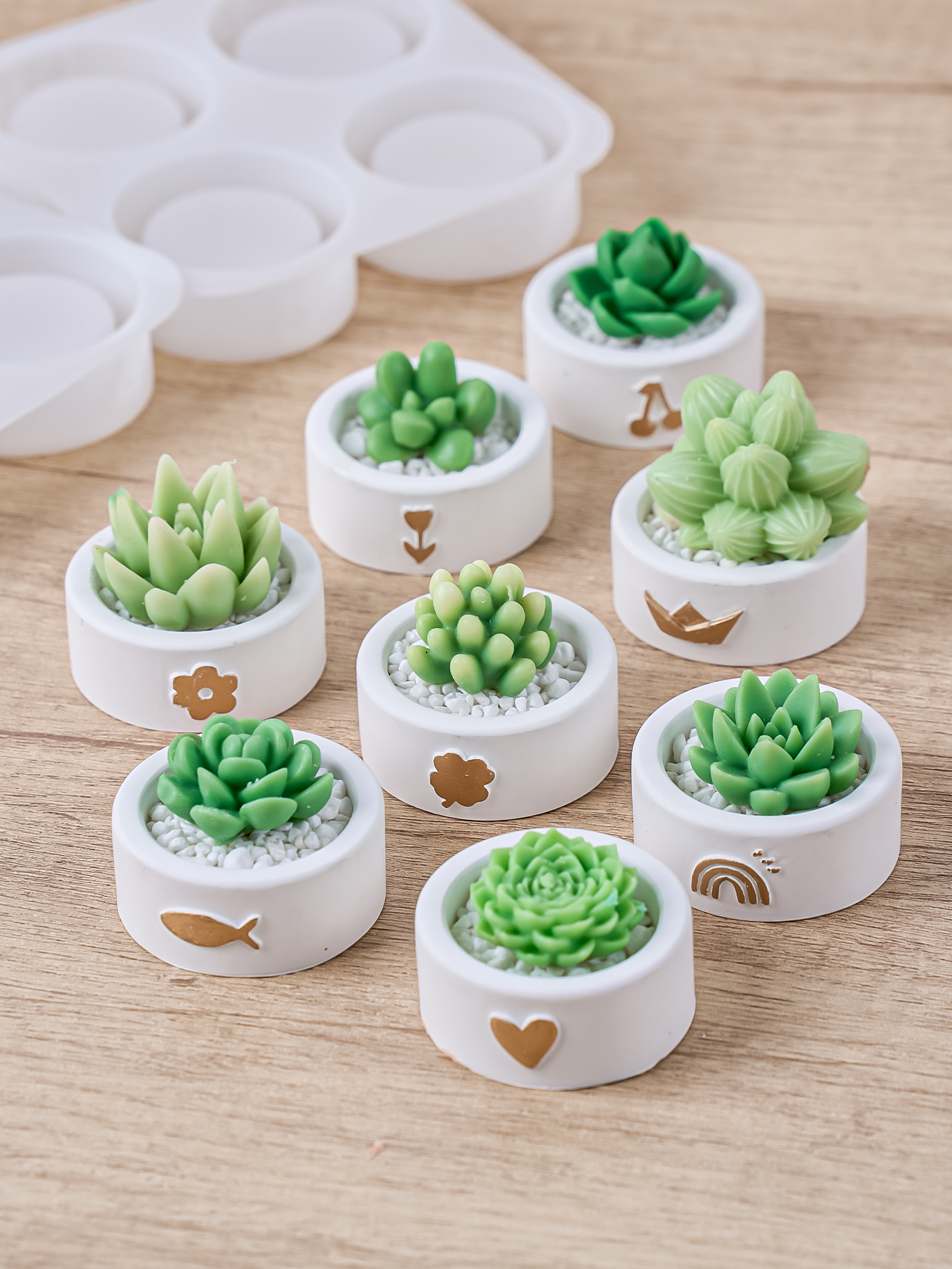 Round Candle Cup Holder Silico - Potsticker Mold incelemesi ve fiyatı