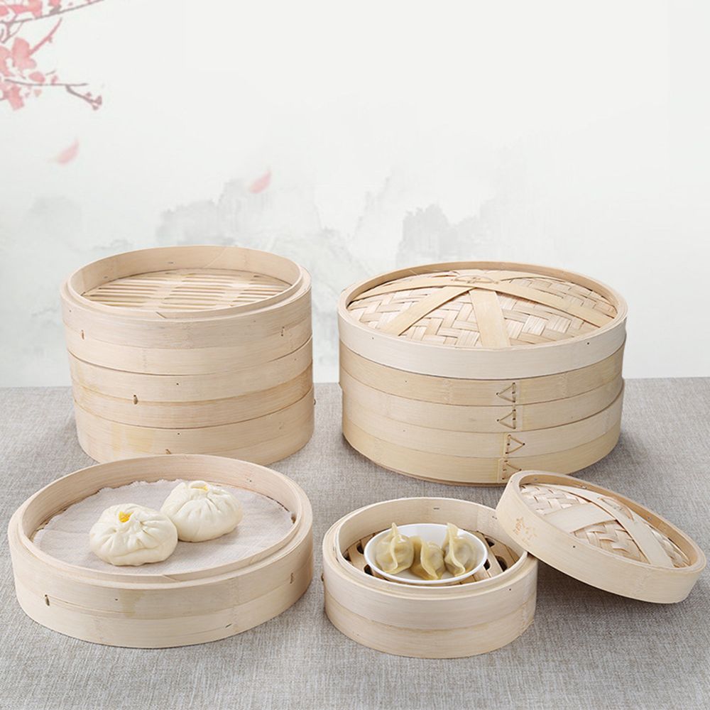 Handle Steam Basket Makes Tast - Bao Steamer Bamboo incelemesi ve fiyatı