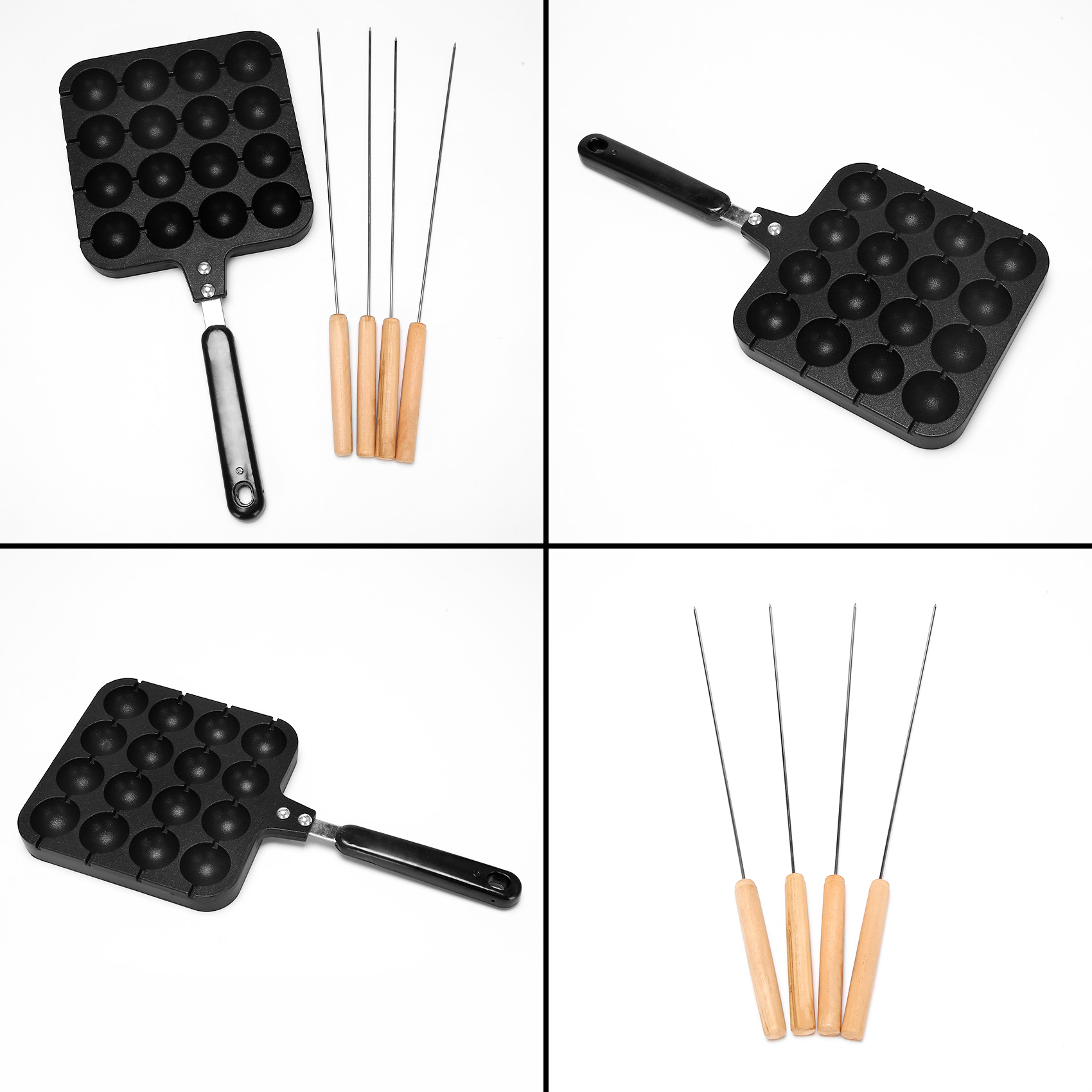 F-T 16 Holes Aluminum Takoyaki - Takoyaki Grill Plate incelemesi ve fiyatı