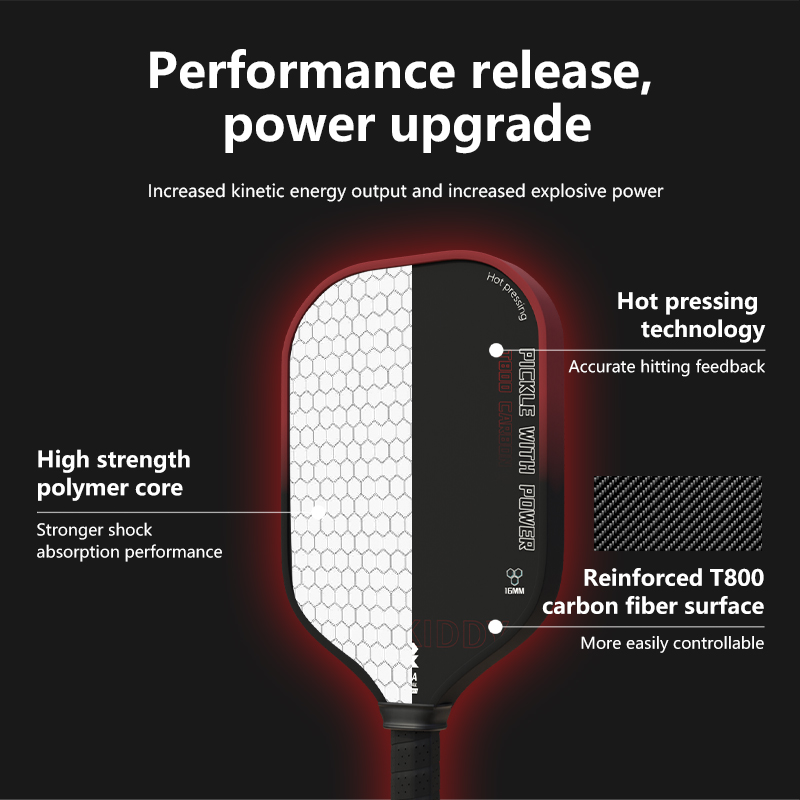 T800 Carbon Fiber Pickleball P - Crepe Pan Carbon incelemesi ve fiyatı