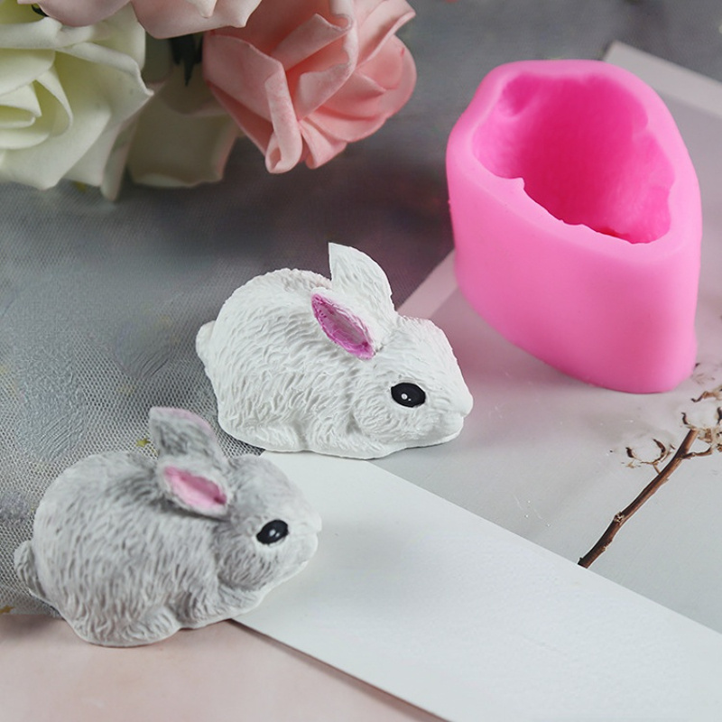 3d Rabbit Silicone Candle Mold - Bunny Cake Mold incelemesi ve fiyatı