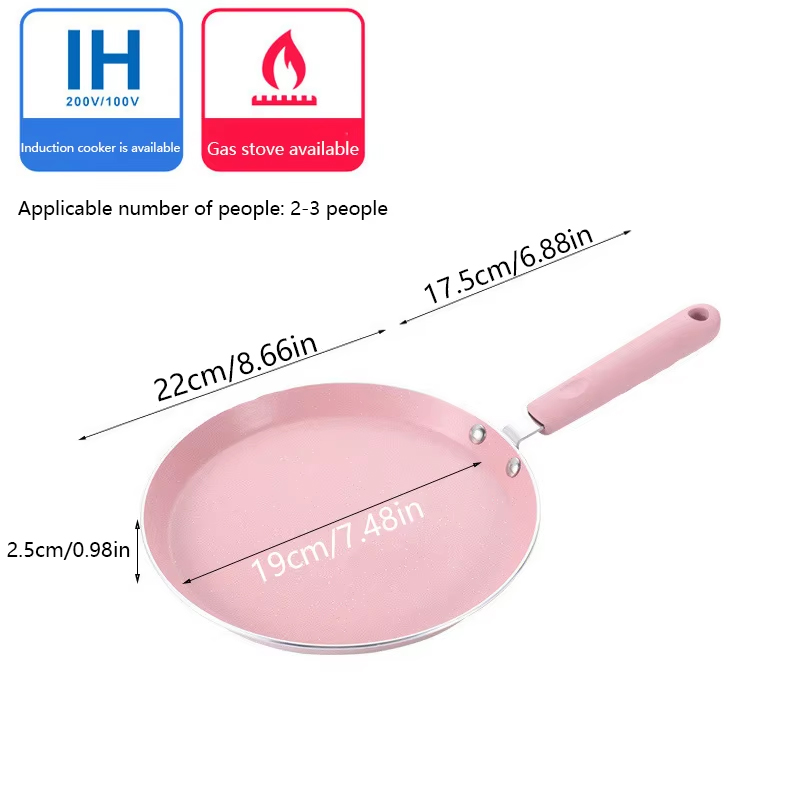 1 Non Stick Pink Frying Pan Fo - Egg Waffle Pan incelemesi ve fiyatı