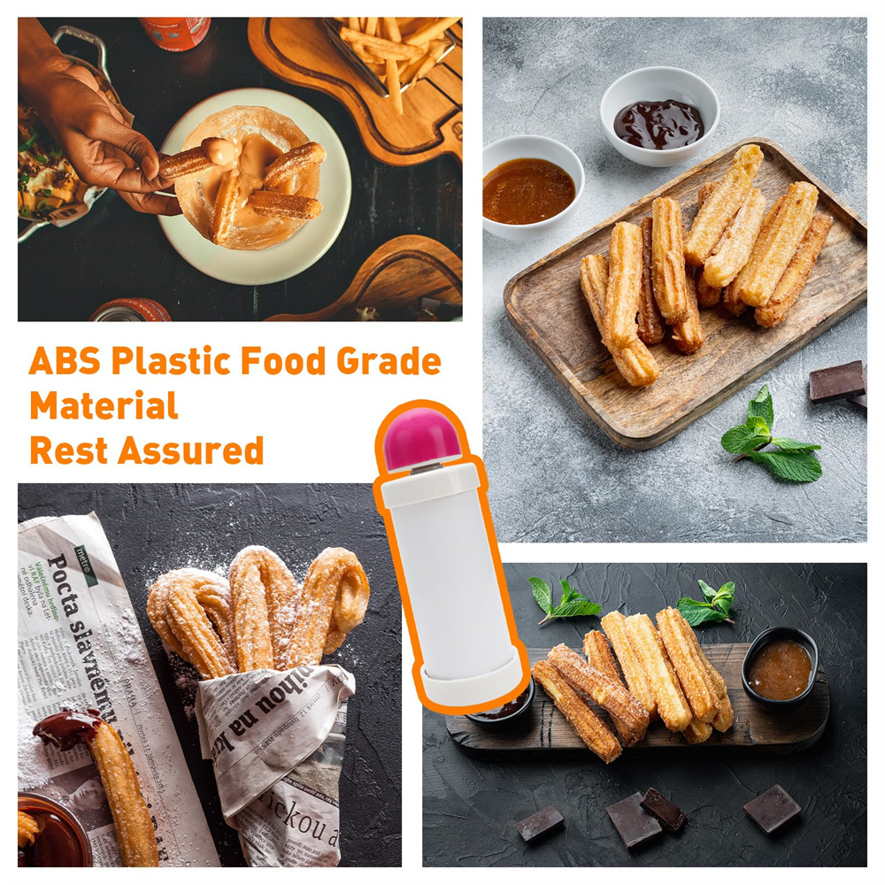 DIY Manual Cookie Press Maker  - Churros Maker Gun incelemesi ve fiyatı