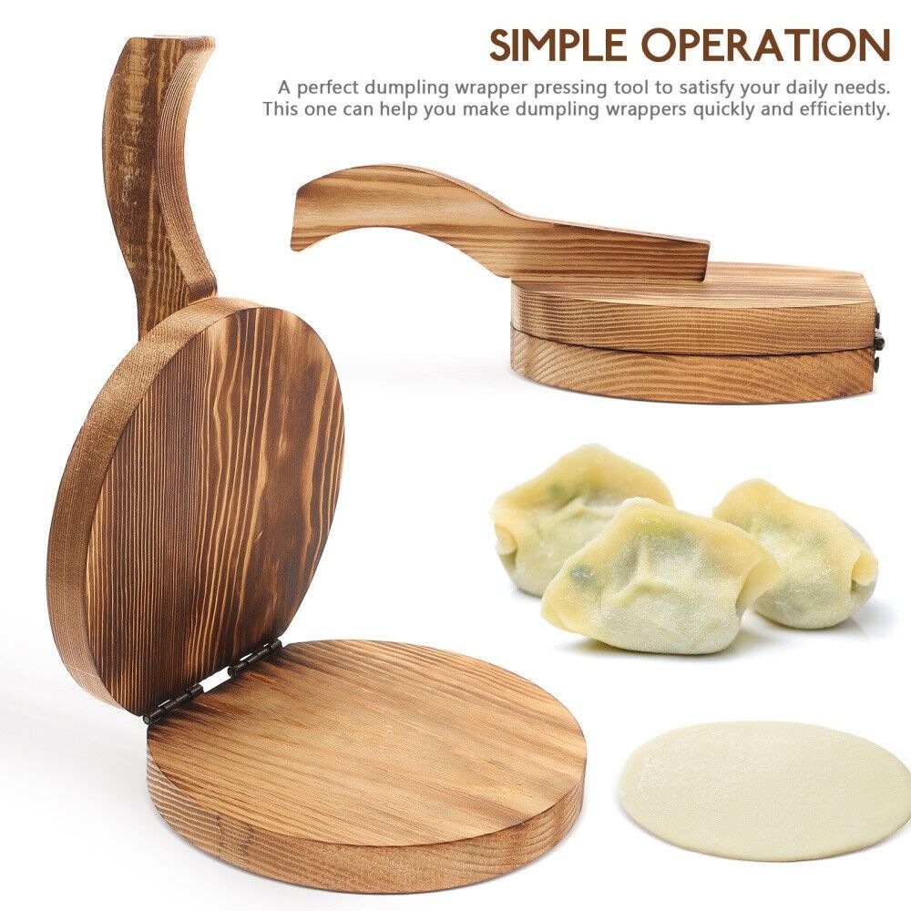 Wooden Dough Presser Chapati P - Dumpling Press Set incelemesi ve fiyatı
