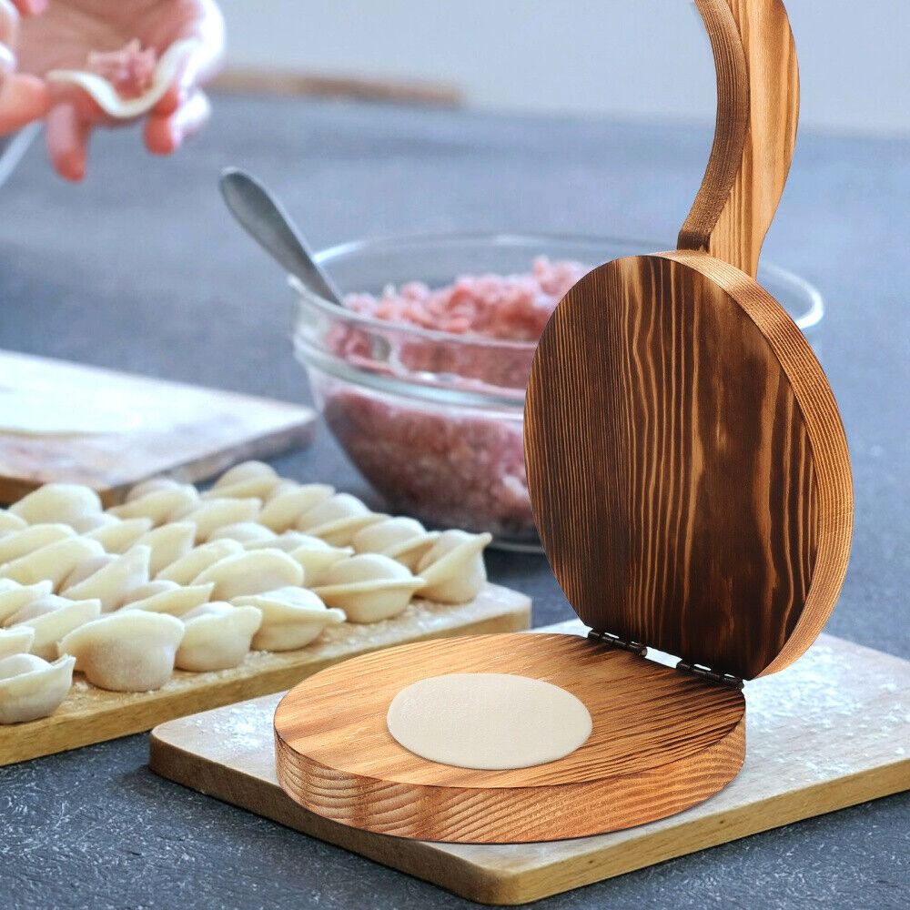 Wooden Dough Presser Chapati P - Dumpling Press Set incelemesi ve fiyatı