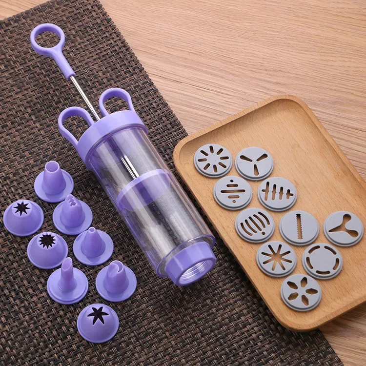 DIY Manual Cookie Press Maker  - Churros Maker Gun incelemesi ve fiyatı
