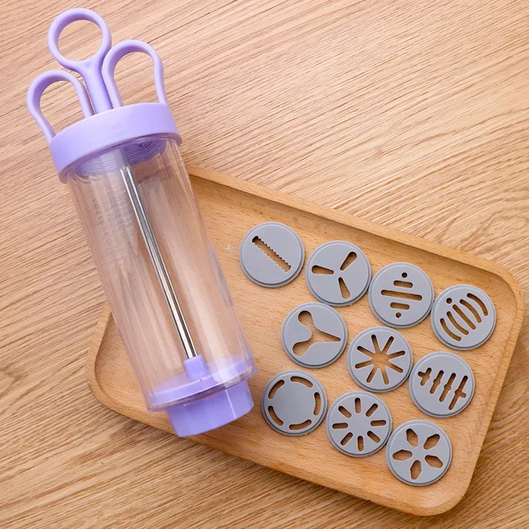 DIY Manual Cookie Press Maker  - Churros Maker Gun incelemesi ve fiyatı