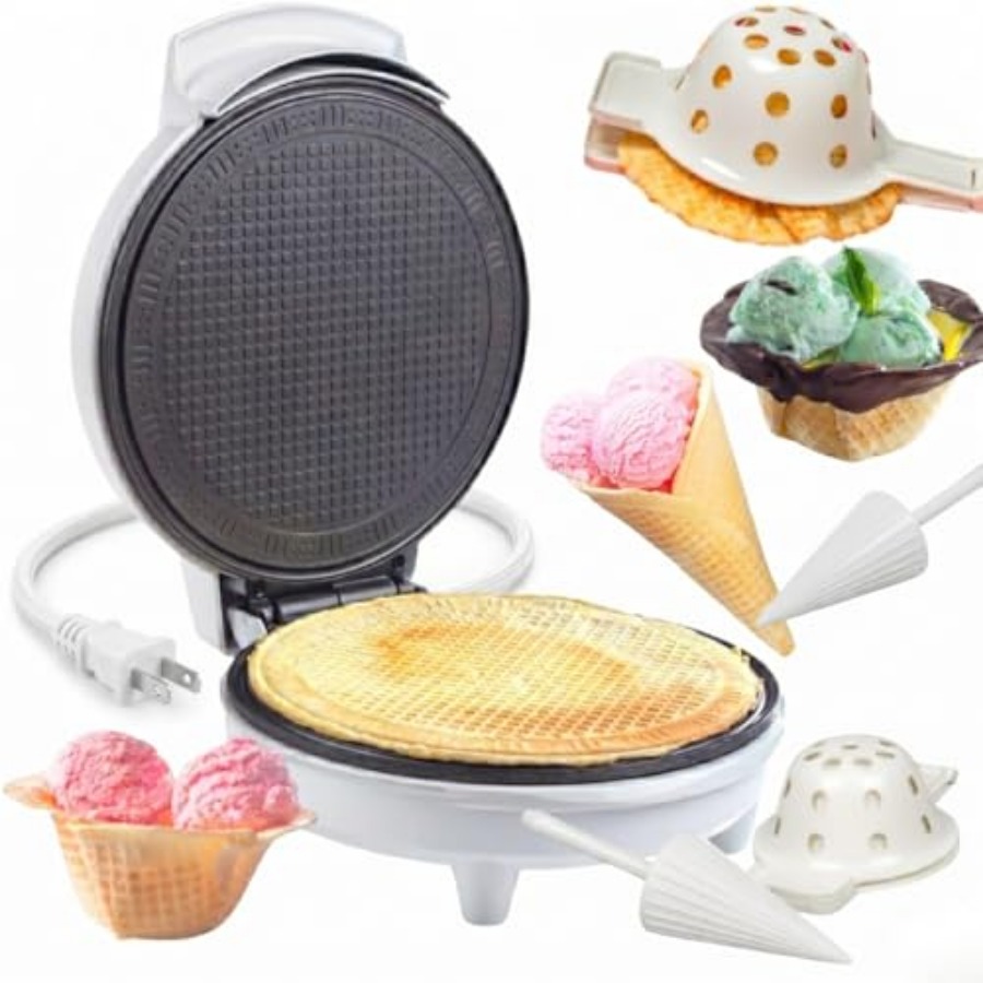Waffle Cone and Ice Cream Bowl - Waffle Cone Maker incelemesi ve fiyatı