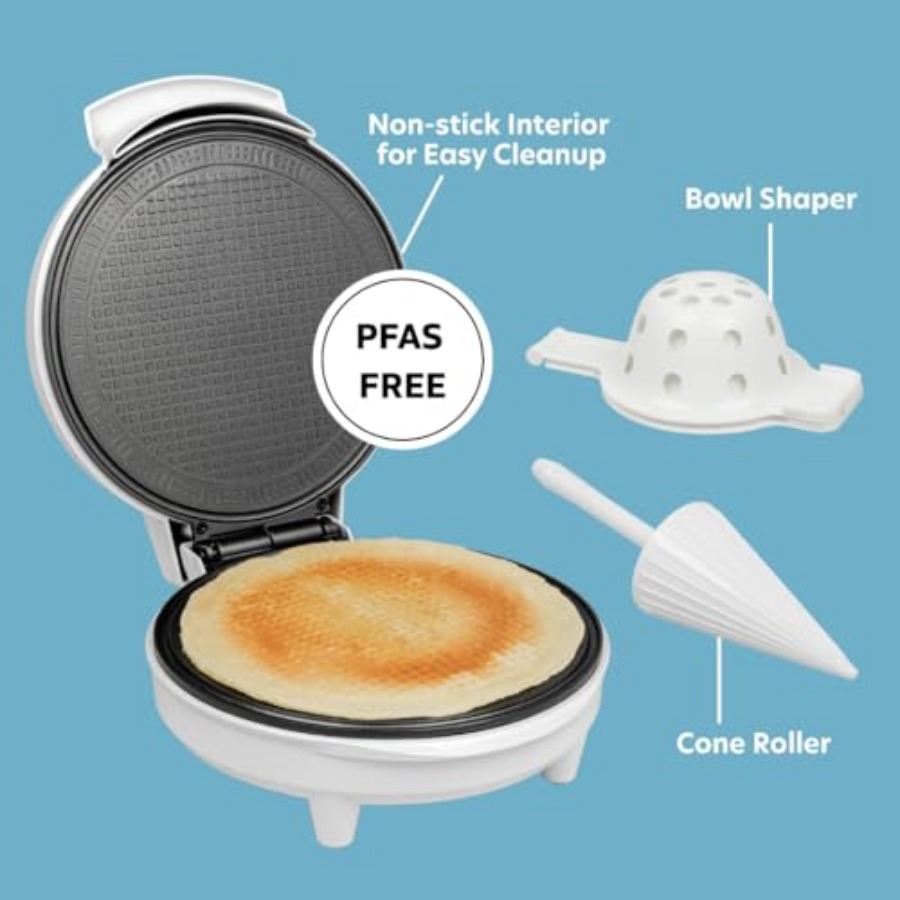 Waffle Cone and Ice Cream Bowl - Waffle Cone Maker incelemesi ve fiyatı