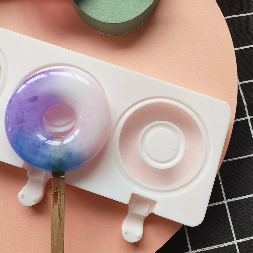 Large Donut 4 Cavity Ice Cream - Donut Mold Silicone incelemesi ve fiyatı