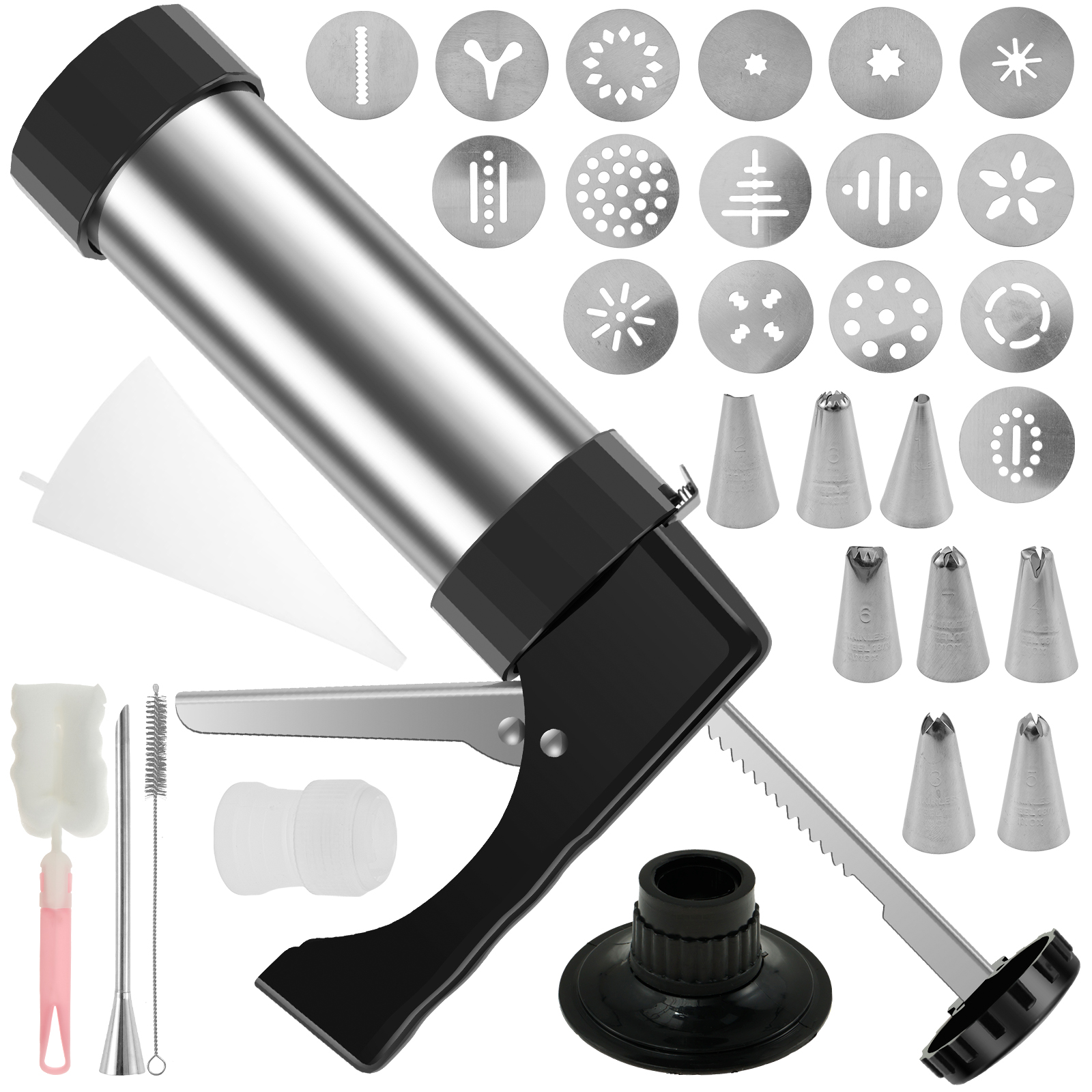 Cookie Press Gun Tips Set Stai - Churros Maker Gun incelemesi ve fiyatı