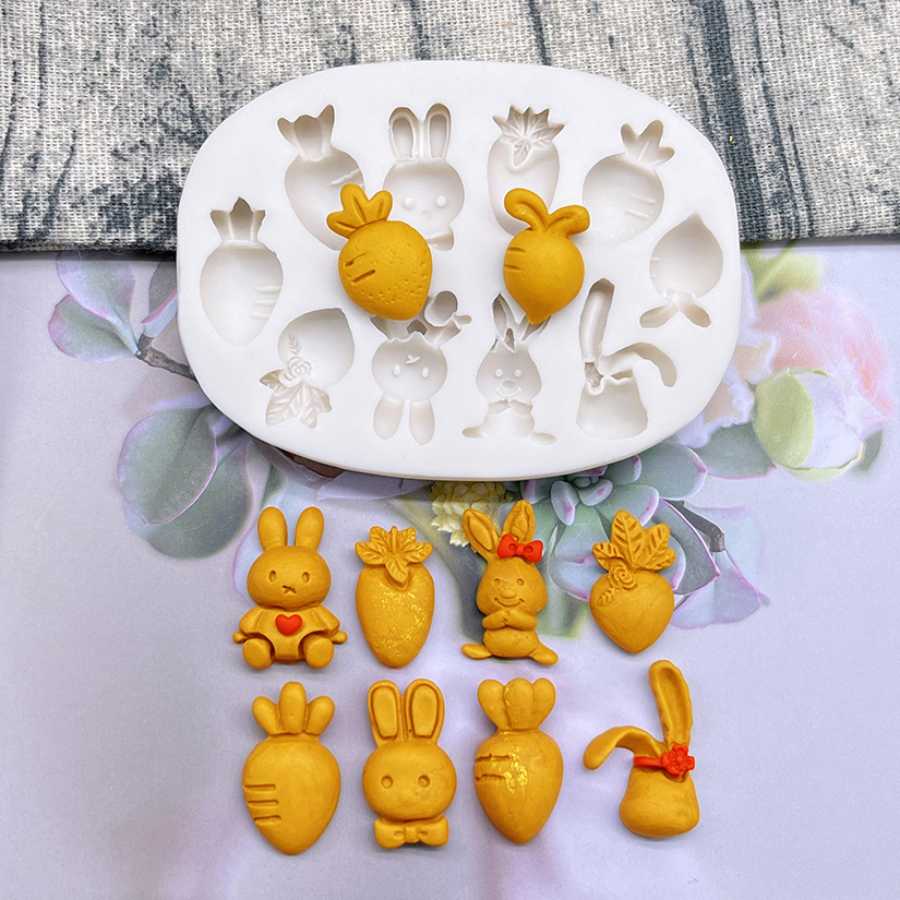 Easter Bunny Rabbit Radish Sil - Bunny Cake Mold incelemesi ve fiyatı