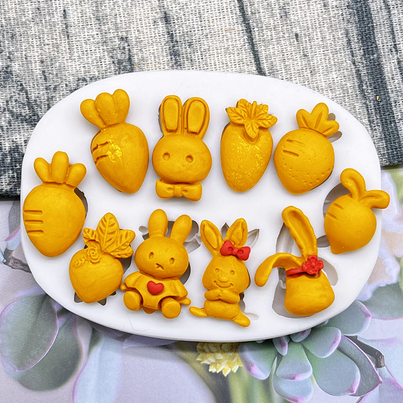 Easter Bunny Rabbit Radish Sil - Bunny Cake Mold incelemesi ve fiyatı