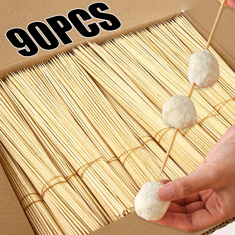 90pcs Bamboo Stick Food Grade  - Corn Dog Stick incelemesi ve fiyatı
