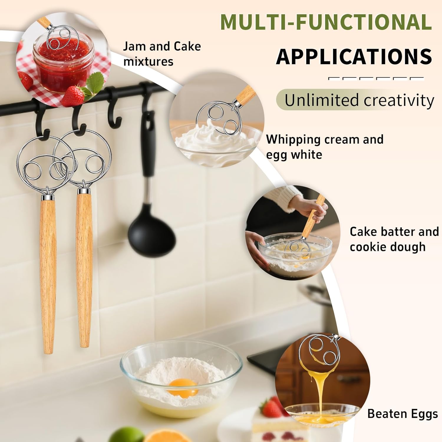 Danish Dough Whisk Stainless S - Danish Pancake Pan incelemesi ve fiyatı