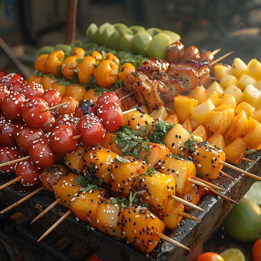 90-1350Pcs BBQ Bamboo Sticks D - Corn Dog Stick incelemesi ve fiyatı