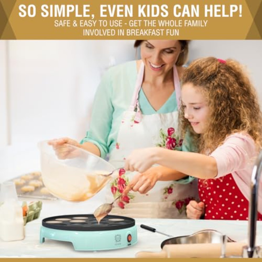 Mini Pancake Maker 14-Hole Ele - Mini Pancake Griddle incelemesi ve fiyatı