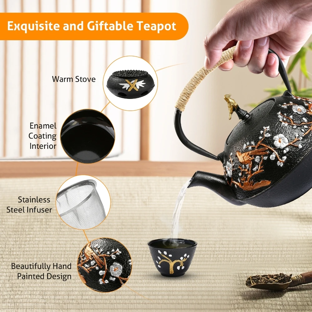 Cast Iron Teapot Set with Alco - Cast Iron Corn incelemesi ve fiyatı