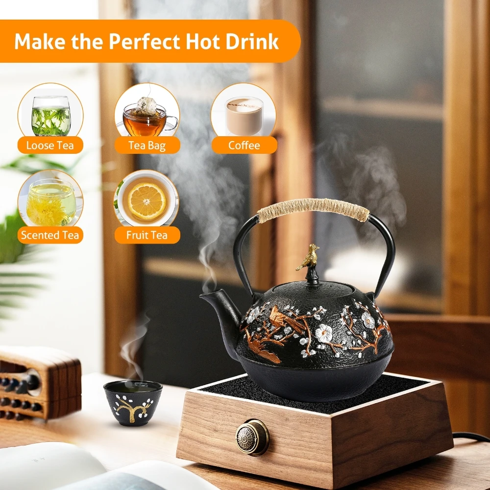 Cast Iron Teapot Set with Alco - Cast Iron Corn incelemesi ve fiyatı