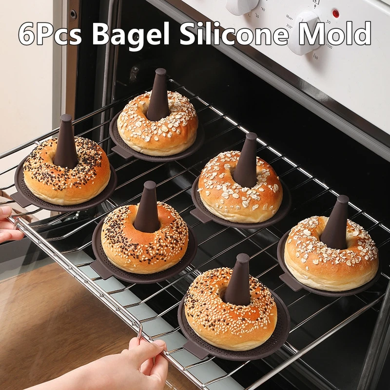 6Pcs Bagel Tools Silicone Mold - Donut Mold Silicone incelemesi ve fiyatı