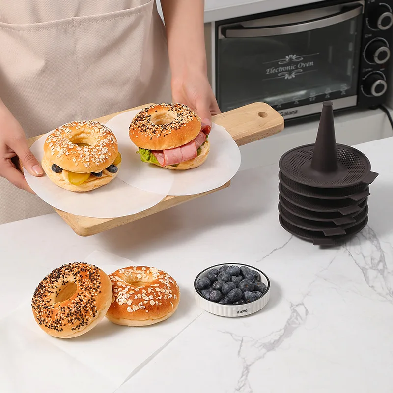 6Pcs Bagel Tools Silicone Mold - Donut Mold Silicone incelemesi ve fiyatı