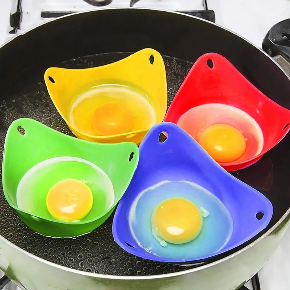 4Pcs Random Colors Egg Poacher - Egg Waffle Pan incelemesi ve fiyatı