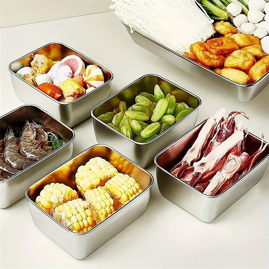 1/3/5pcs Stainless Steel Food  - Dim Sum Basket incelemesi ve fiyatı