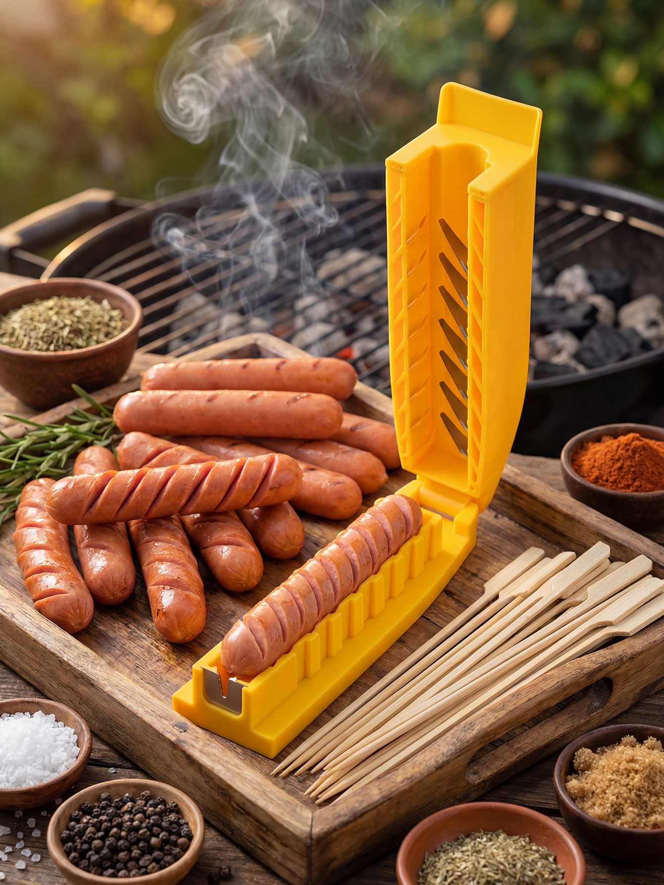 Manual Sausage Slicing Tool Re - Hot Dog Press incelemesi ve fiyatı