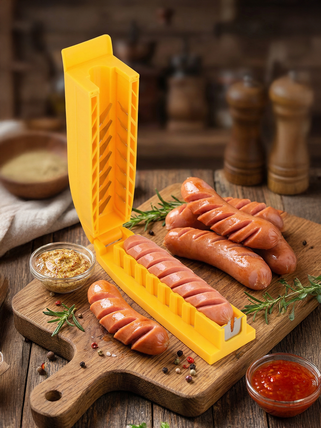 Manual Sausage Slicing Tool Re - Hot Dog Press incelemesi ve fiyatı