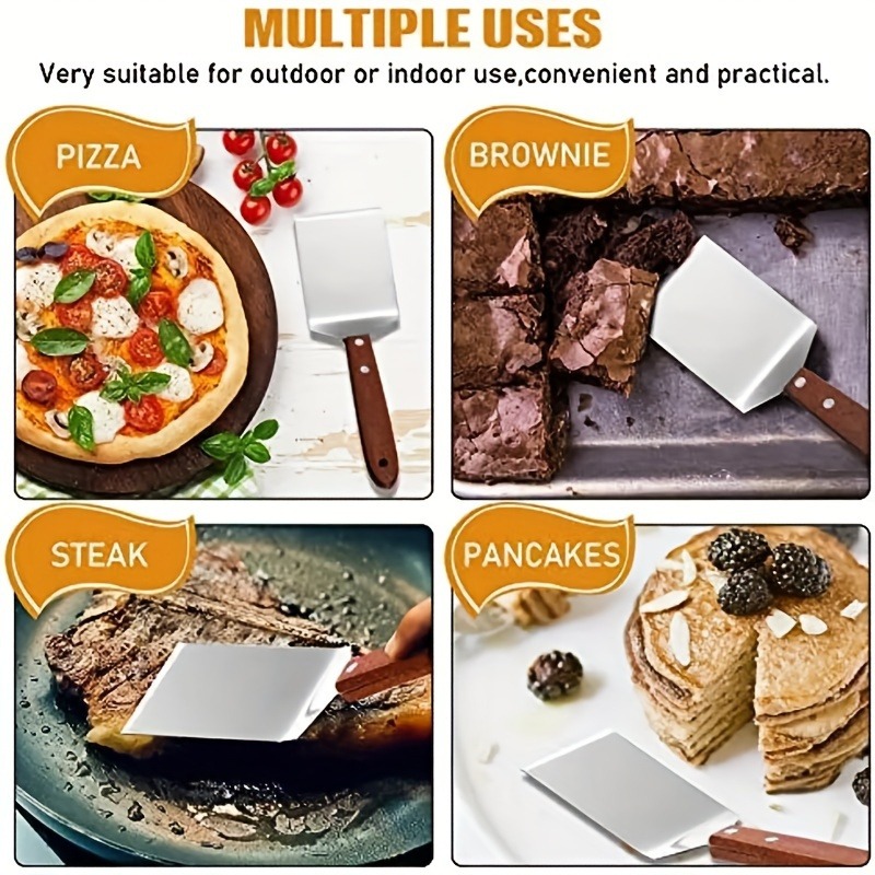 1pc, Brownie Spatula, Metal Br - Okonomiyaki Spatula incelemesi ve fiyatı
