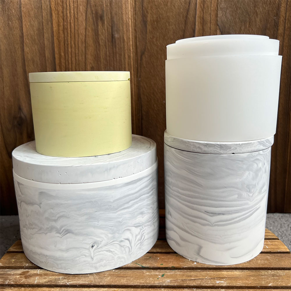 Round Cement Candle Canister S - Potsticker Mold incelemesi ve fiyatı