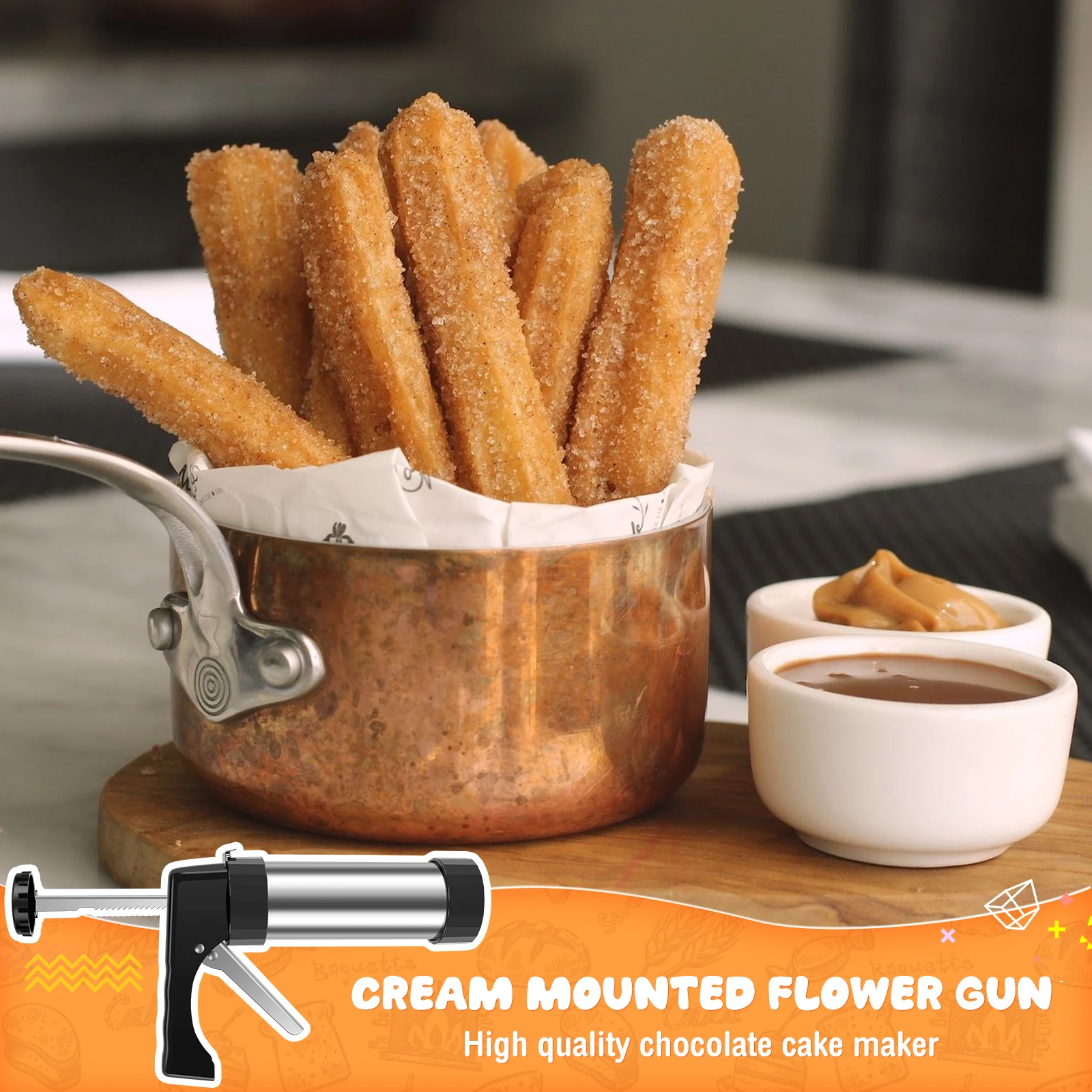 Churro Maker Machine Stainless - Churros Maker Gun incelemesi ve fiyatı