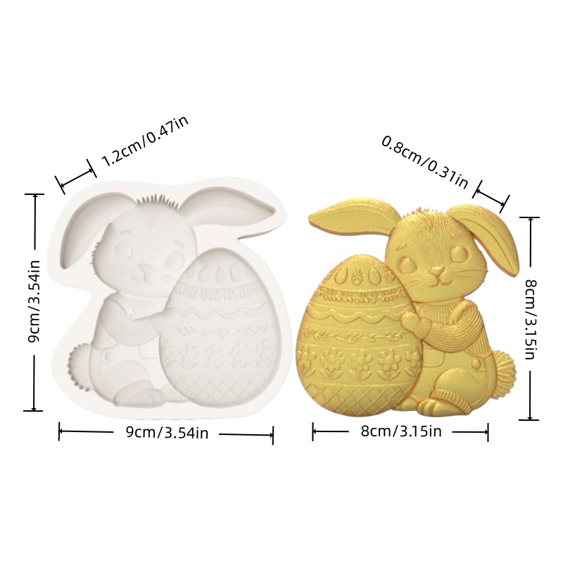 Easter Egg-Holding Bunny Silic - Bunny Cake Mold incelemesi ve fiyatı