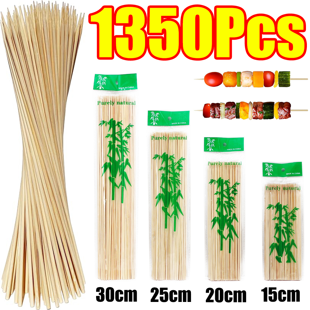 90-1350Pcs BBQ Skewers Bamboo  - Corn Dog Stick incelemesi ve fiyatı