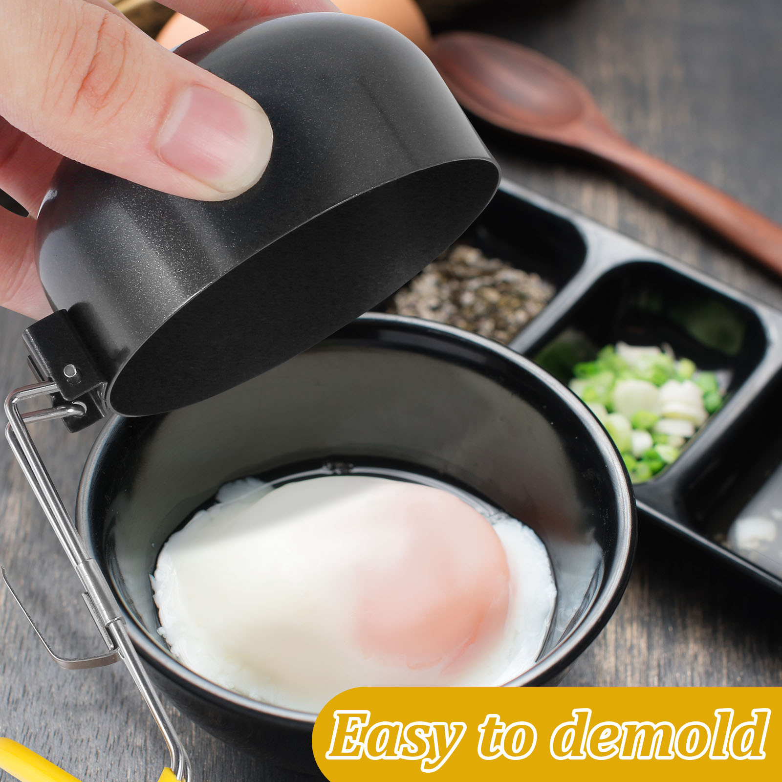 4 Pack Stainless Steel Egg Poa - Mini Pancake Griddle incelemesi ve fiyatı